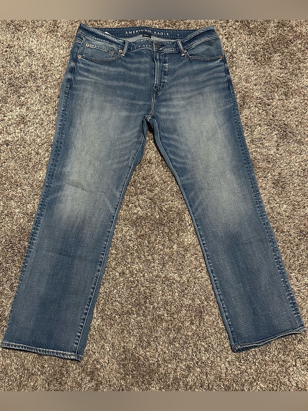 American Eagle Outfitters Men's Medium Blue Bootcut Jeans - Picture 2 of 11